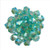 Preciosa Crystal Bicone Beads 4mm CARIBBEAN SEA AB2X