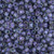 Toho ROUND 8/0 Seed Beads RAINBOW CRYSTAL METALLIC PURPLE LINED