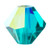 Preciosa Crystal Bicone Beads 5mm BLUE ZIRCON AB 1