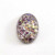 Czech Glass Oval Cabochon 14x10mm AMETHYST OPAL