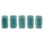 2-Hole Brick Beads CzechMates LUSTER IRIS ATLANTIS BLUE