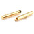 SLIDE END TUBE for 11/0 or 8/0 Seed Beads Gold Plated