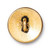 TierraCast BUTTON-Thistle-Antiqued Gold Plated-Back