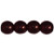 Czech Glass DRUK Beads 6mm Round BROWN GARNET