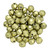 Czech Glass FIREPOLISH Beads 4mm SATURATED METALLIC LIMELIGHT