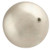 ELITE Eureka Crystal Pearl 12mm Round PLATINUM 5810