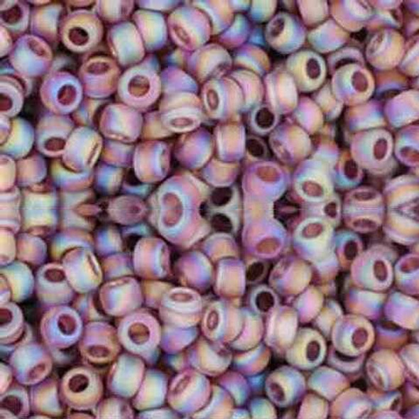 11062 of 11795
Toho 8/0 Round Seed Beads #166BF MEDIUM AMETHYST RAINBOW FROSTED