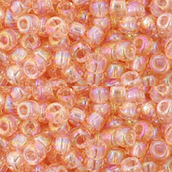SIZE-11 #169 TRANSPARENT RAINBOW ROSALINE Toho Round Seed Beads 