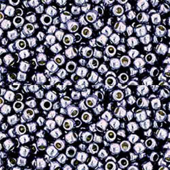 SIZE-11 #PF568 PERMAFINISH GALVANIZED GUN METAL GRAY Toho Round Seed Beads