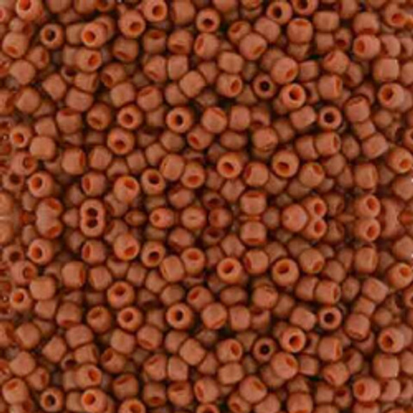 SIZE-11 #2610F BURNT ORANGE SEMI GLAZED Toho BEADS