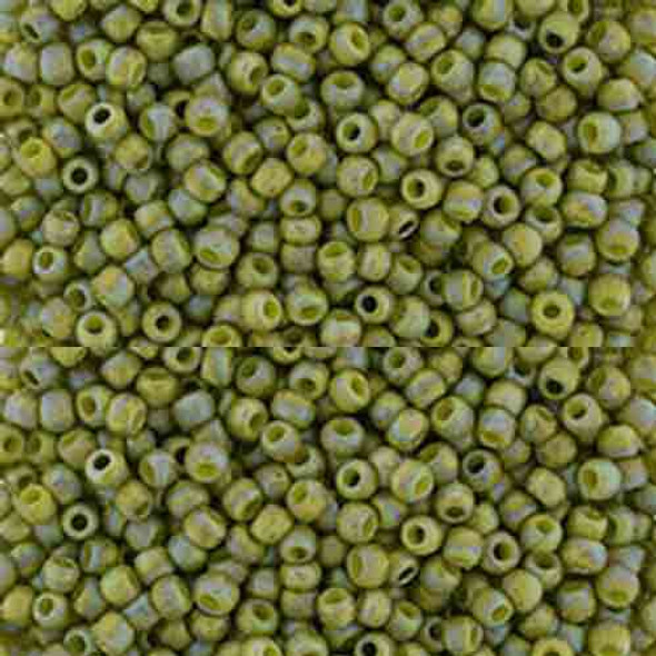 SIZE-11 #2631F OLIVE SEMI GLAZED RAINBOW Toho BEADS