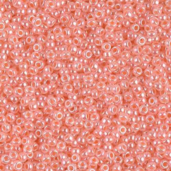 SIZE-15 #539 SALMON CEYLON Miyuki Round Seed Beads