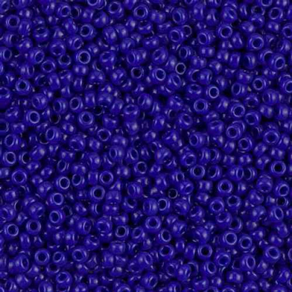 SIZE-8 #414 COBALT OPAQUE Miyuki Round Seed Beads