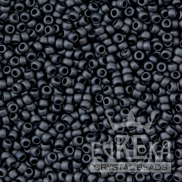 Toho ROUND 8/0 Seed Beads MATTE OPAQUE GRAY (2.5" tube)