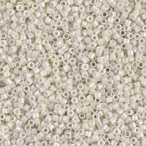 SIZE-11 #DB0211 ALABASTER GLAZED LUSTER Delica Miyuki Seed Beads