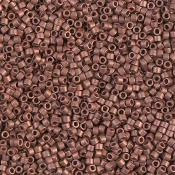 SIZE-11 #DB0340 MATTE COPPER PLATED Delica Miyuki Seed Beads