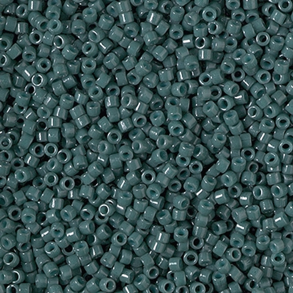 SIZE-11 #DB2358 DURACOAT OPAQUE DYED EVERGREEN Delica Miyuki Seed Beads