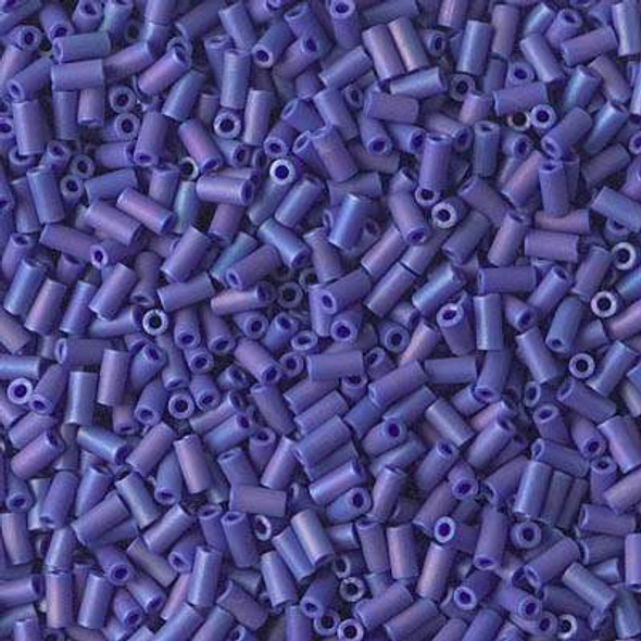 Miyuki Bugle Beads 3mm MATTE OPAQUE COBALT AB