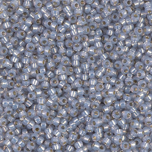 SIZE-11 #576 DYED SMOKY OPAL SILVER LINED ALABASTER Miyuki Round Seed Beads