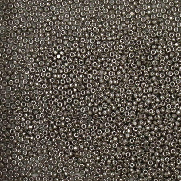 SIZE-15 Czech Charlotte Seed Beads NICKEL PLATED 