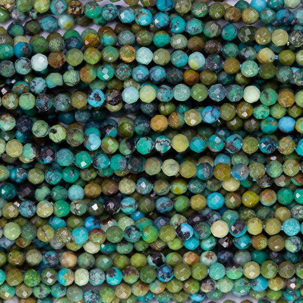 3mm TURQUOISE High Grade Faceted Gemstone Beads