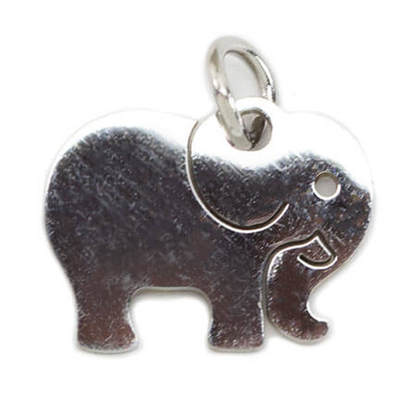 11x14mm Stainless Steel ELEPHANT CHARMS