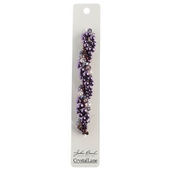 Twisted Bead Strands Wisteria PURPLE MIX