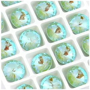 Krakovski Crystal Rivoli PERIDOT Delite Fireglow