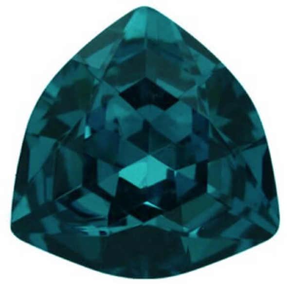 Krakovski Crystal Trillion Cut Stone 12mm BLUE ZIRCON