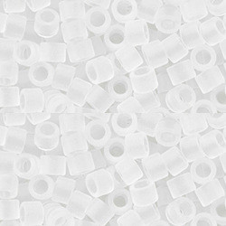 Toho AIKO 11/0 Seed Beads TRANSPARENT FROSTED CRYSTAL