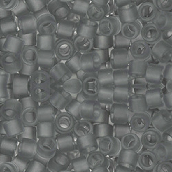 Toho AIKO 11/0 Seed Beads TRANSPARENT FROSTED LT GRAY