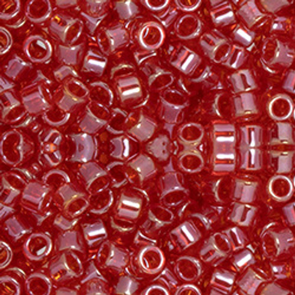 Toho AIKO 11/0 Seed Beads TRANSPARENT SIAM RUBY LUSTER