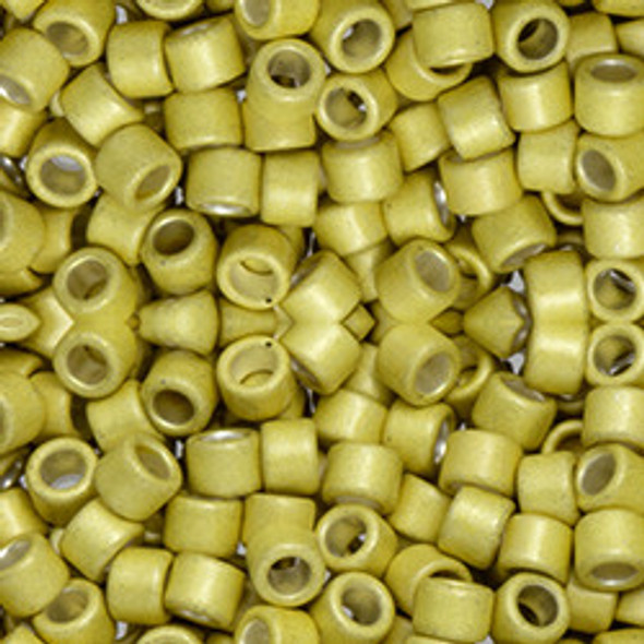 Toho AIKO 11/0 Seed Beads GALVANIZED MATTE YELLOW GOLD