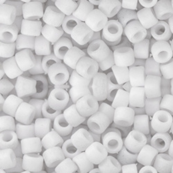 Toho AIKO 11/0 Seed Beads OPAQUE MATTE CUMULUS GRAY