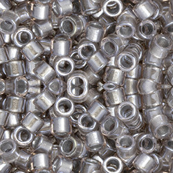 Toho AIKO 11/0 Seed Beads SILVER-LINED LUSTER GRAY