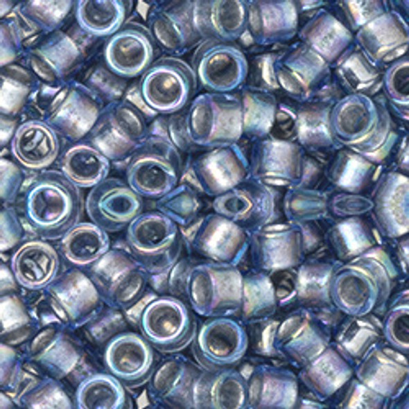 Toho AIKO 11/0 Seed Beads SILVER-LINED MONTANA BLUE RAINBOW