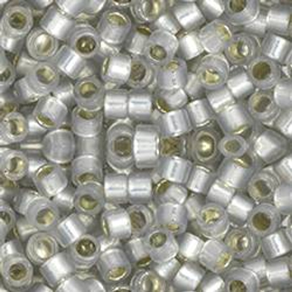 Toho AIKO 11/0 Seed Beads TRANSLUCENT SILVER-LINED CLOUD