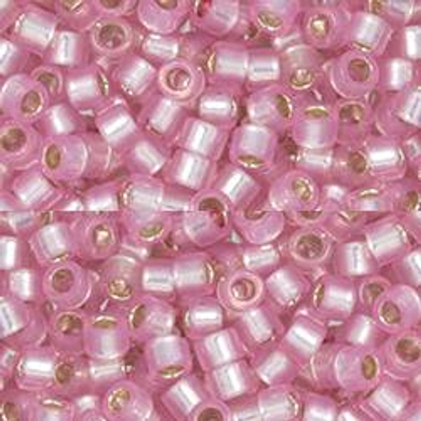 Toho AIKO 11/0 Seed Beads TRANSLUCENT SILVER-LINED INNOCENT PINK