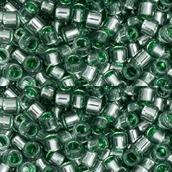 Toho AIKO 11/0 Seed Beads TRANSPARENT SILVER-LINED JADE