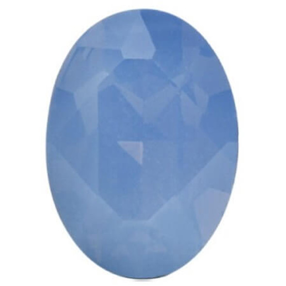 Krakovski Crystal Oval Stone 10x14mm AIR BLUE OPAL