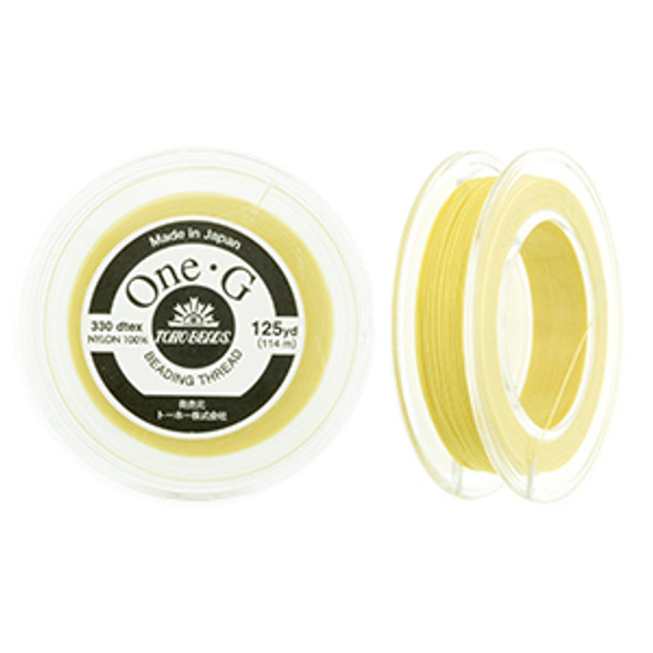 Toho One-G Beading Thread LT YELLOW