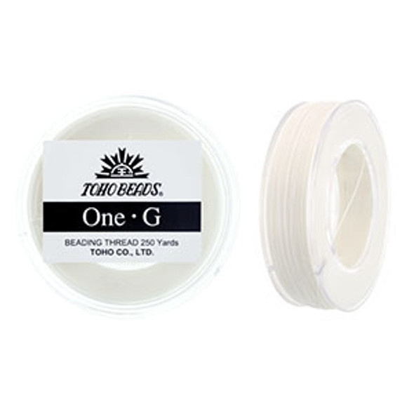 Toho One-G Beading Thread WHITE