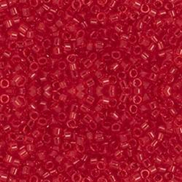 Toho Treasure 11/0 TRANSPARENT SIAM RUBY Seed Beads