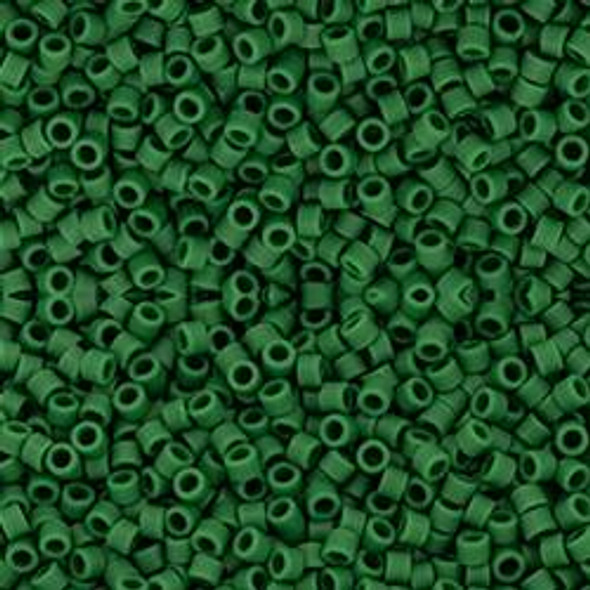 Toho Treasure 11/0 OPAQUE FROSTED PINE GREEN Seed Beads