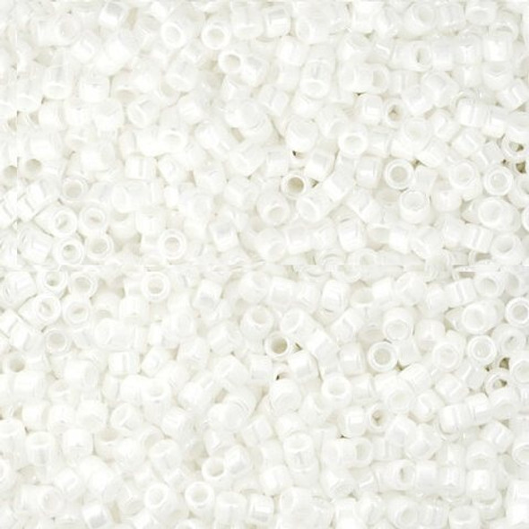 Toho Treasure 11/0 OPAQUE WHITE LUSTER Seed Beads