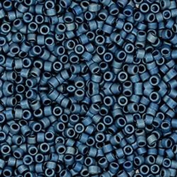 Toho Treasure 11/0 HIGH-METALLIC MATTE MEDITERRANEAN BLUE Seed Beads