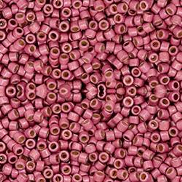 Toho Treasure 11/0 PERMAFINISH GALVANIZED MATTE VINTAGE ROSE Seed Beads