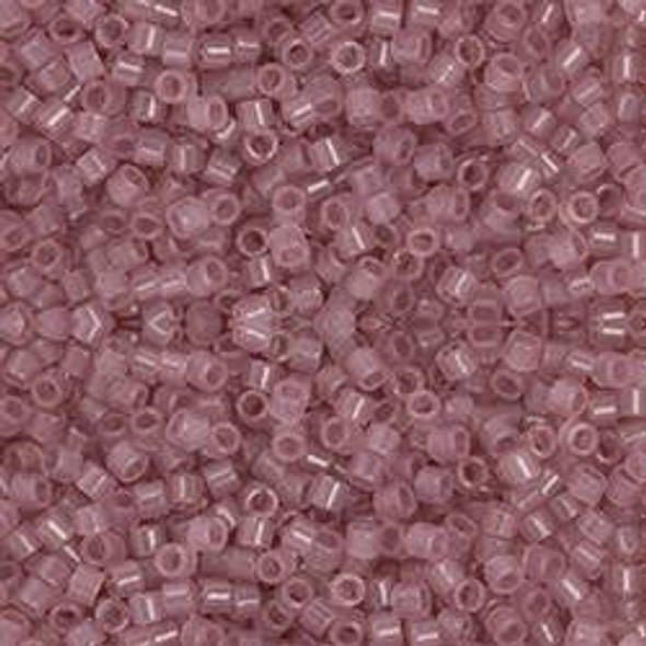 Toho Treasure 11/0 TRANSPARENT MILKY LILAC GOLD LUSTER Seed Beads