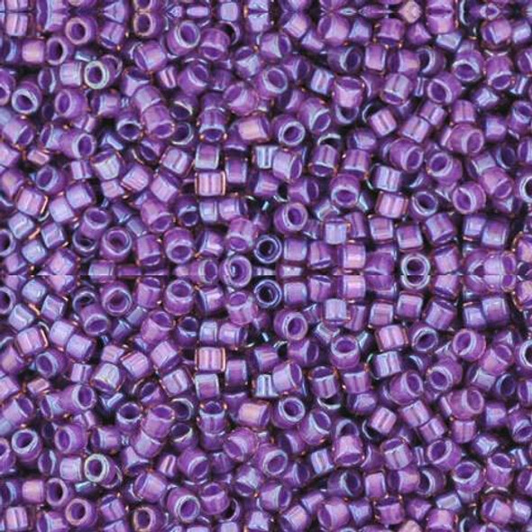 Toho Treasure 11/0 PURPLE-LINED ROSALINE RAINBOW Seed Beads