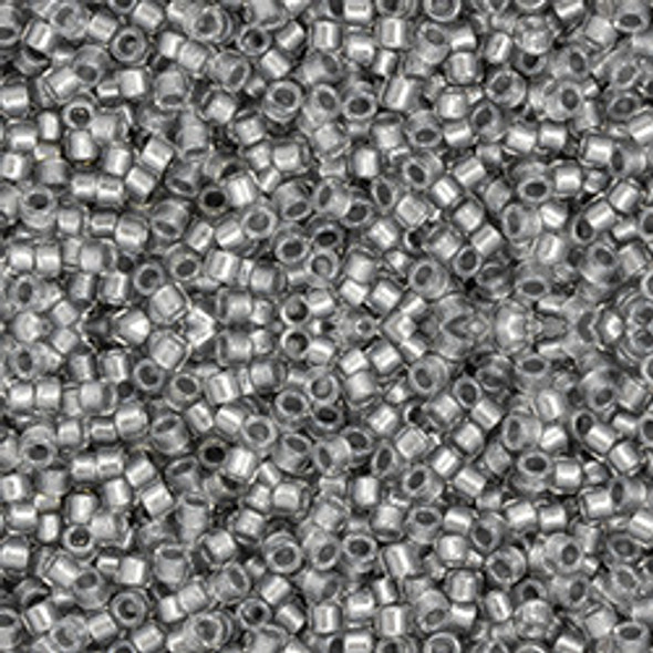 Toho Treasure 11/0 SILVER-LINED LIGHT GRAY Seed Beads